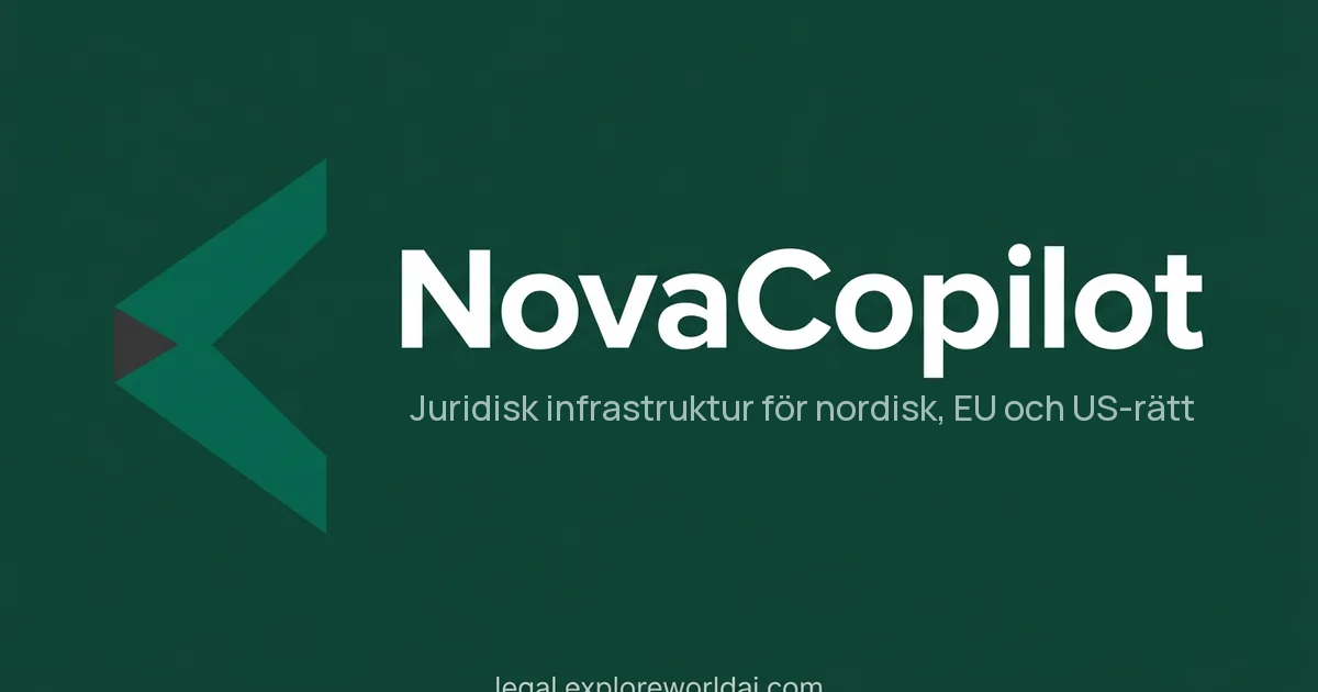 NovaCopilot, källbunden affärsinformation med författningar, EU-rättsakter och avgöranden som underlag